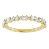 14K Yellow 1/2 CTW Natural Diamond Anniversary Band