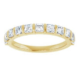 14K Yellow 1 1/8 CTW Natural Diamond Anniversary Band