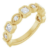 14K Yellow 9/10 CTW Natural Diamond Anniversary Band