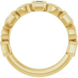14K Yellow 9/10 CTW Natural Diamond Anniversary Band