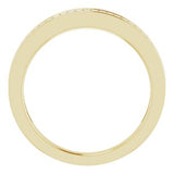 14K Yellow 1/4 CTW Natural Diamond Anniversary Band