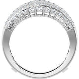 14K White 1 CTW Natural Diamond Ring Guard