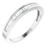 14K White 1/4 CTW Natural Diamond Anniversary Band