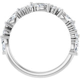 Platinum 7/8 CTW Natural Diamond Anniversary Band