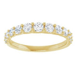 14K Yellow 3/4 CTW Natural Diamond Anniversary Band