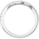 Platinum 1/5 CTW Natural Diamond Band