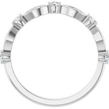 Platinum 1/4 CTW Natural Diamond Anniversary Band