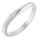 14K White Matching Band