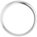 14K White Matching Band