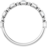 Platinum 1/3 CTW Natural Diamond Anniversary Band