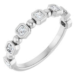 Platinum 1/3 CTW Natural Diamond Anniversary Band