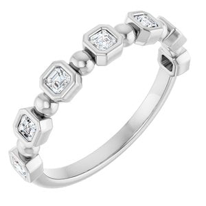 Platinum 1/3 CTW Natural Diamond Anniversary Band