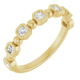 14K Yellow 1/3 CTW Natural Diamond Anniversary Band