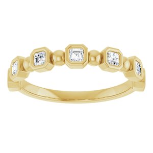 14K Yellow 1/3 CTW Natural Diamond Anniversary Band