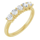 14K Yellow 1/6 CTW Natural Diamond Anniversary Band