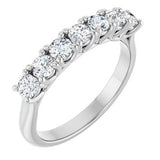 14K White 3/4 CTW Natural Diamond Anniversary Band