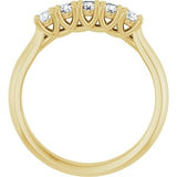 14K Yellow 1 1/6 CTW Natural Diamond Anniversary Band