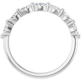 Platinum 1/3 CTW Natural Diamond Anniversary Band