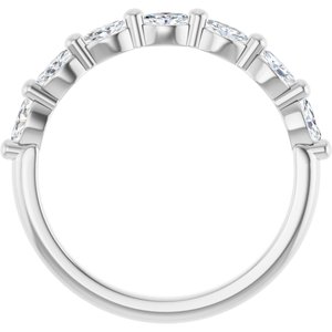 Platinum 1/3 CTW Natural Diamond Anniversary Band