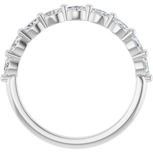 14K White 1/4 CTW Natural Diamond Anniversary Band