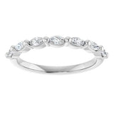 Platinum 1/3 CTW Natural Diamond Anniversary Band