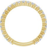14K Yellow 3/4 CTW Natural Diamond Anniversary Band