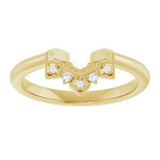 14K Yellow .03 CTW Natural Diamond Matching Band