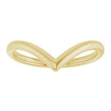 14K Yellow Contour Band