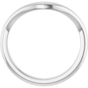 14K White 1.9 mm Contour Band