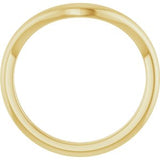 14K Yellow 1.9 mm Contour Band