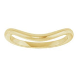 14K Yellow 1.9 mm Contour Band