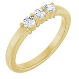 14K Yellow 1/3 CTW Natural Diamond Anniversary Band