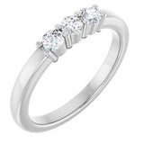 Platinum 1/3 CTW Natural Diamond Anniversary Band
