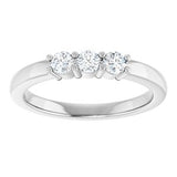 Platinum 1/3 CTW Natural Diamond Anniversary Band