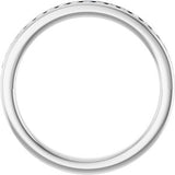 14K White 1/4 CTW Natural Diamond Anniversary Band