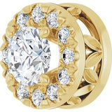 14K Yellow 1/3 CTW Natural Diamond Pendant