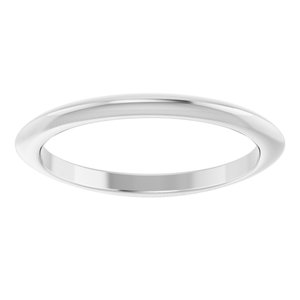 14K White Matching Band