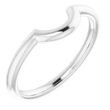 Platinum 6 mm Contour Band