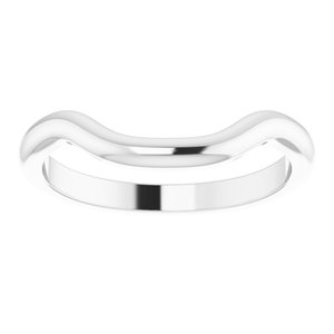 14K White Matching Band