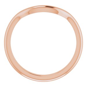 14K Rose Matching Band
