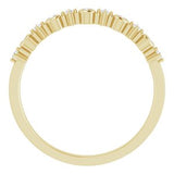 14K Yellow 1/10 CTW Natural Diamond Ring