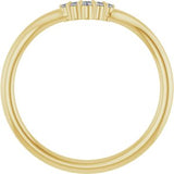 14K Yellow .04 CTW Natural Diamond Matching Band