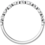 Platinum 1/5 CTW Natural Diamond Anniversary Band