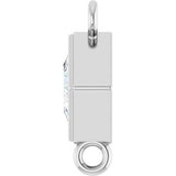 Platinum 1/6 CT Natural Diamond Link