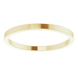 14K Yellow 1.5 mm Flat Band Size 3.5