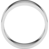Platinum 8 mm Flat Band Size 15.5