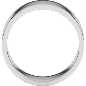 Sterling Silver 8 mm Flat Band Size 16