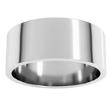 Platinum 8 mm Flat Band Size 15.5