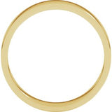 14K Yellow 4 mm Flat Band Size 18.5