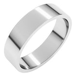 Platinum 5 mm Flat Band Size 14.5